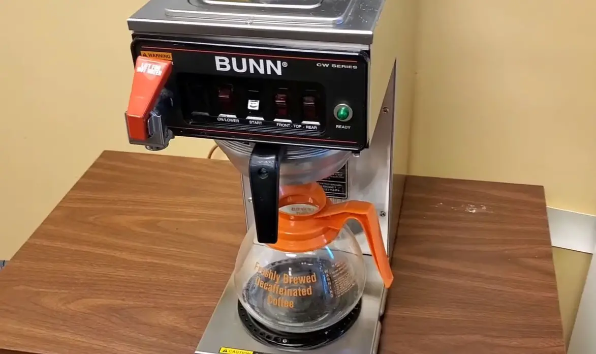 How much electricity does a Bunn coffee maker use?